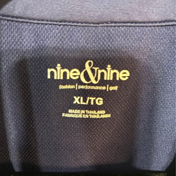 Womans golf tank top. NINE&NINE brand. Size XL. Navy blue. - Picture 4 of 7